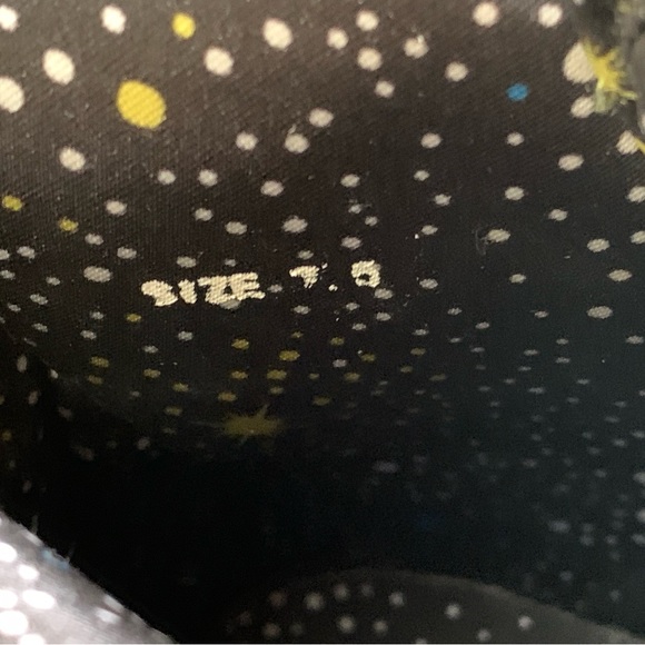 Rare 2009 X-Girl x Bearbrick x Nike Blazer Black Sequined Sneakers, Womens 7.5 - Picture 4 of 10